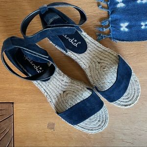 Splendid Navy Jensen Platform Espadrilles